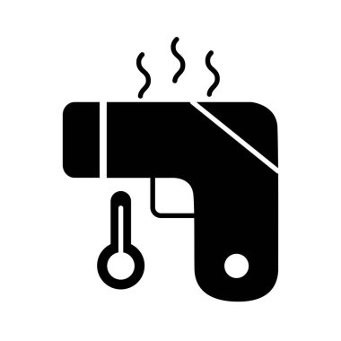 termometre lazer ile covid19 parçacık siluet biçimi