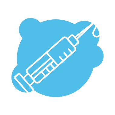 Enjeksiyon tıbbi blok biçimi simgesi