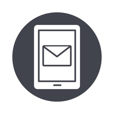 Zarf posta satırı biçimli tablet