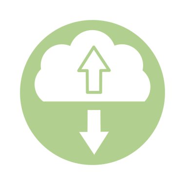 ok engelleme biçimi simgesi ile bulut hesaplaması