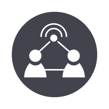 avatarlar ağ blok biçimi simgesi