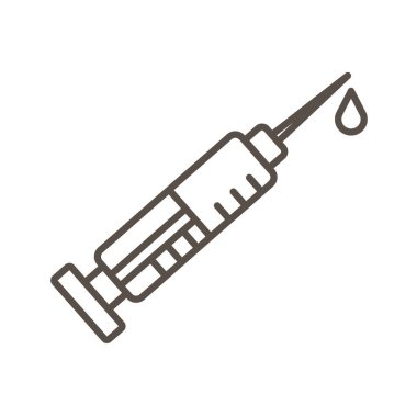 enjeksiyon tıbbi satır biçimi simgesi