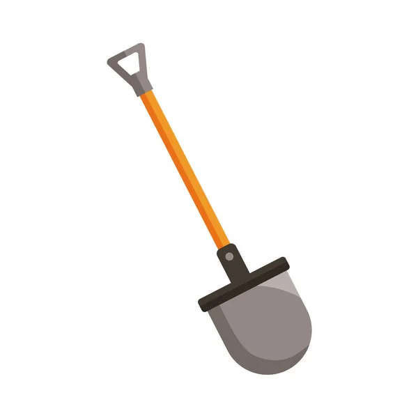 Shovel tool detail style icon vector design — Stock Vector