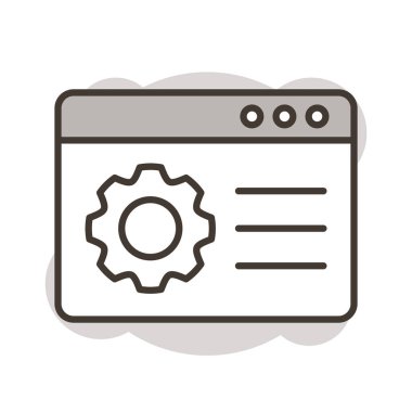 Vites satırı biçimli web sayfası şablonu