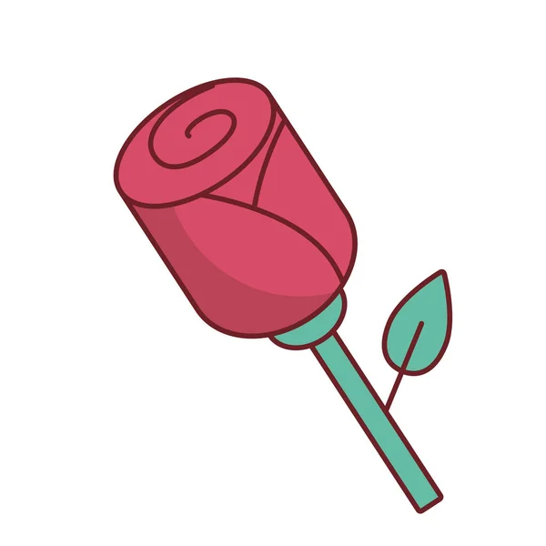 Вектор иконок красной розы — стоковый вектор