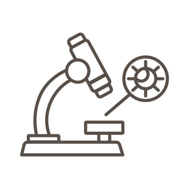 covid19 parçacık çizgisi biçimli mikroskop laboratuvarı