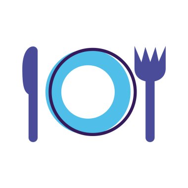 çatal ve bıçak servis hattı ve dolgu stili