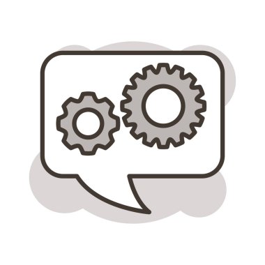 konuşma kabarcığı dişli satır biçimi