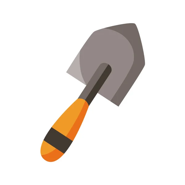 Łopata narzędzie szczegółowo styl ikona wektor projekt — Wektor stockowy