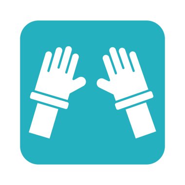 Covid19 parçacık çizgisi biçimli lastik eldivenler