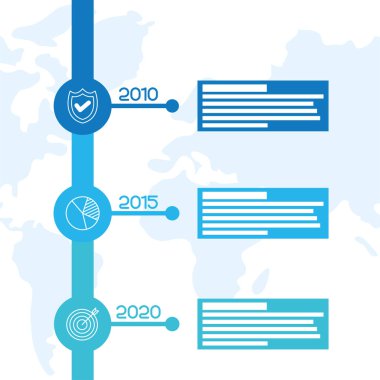 Yıl simgeleriyle iş bilgisi