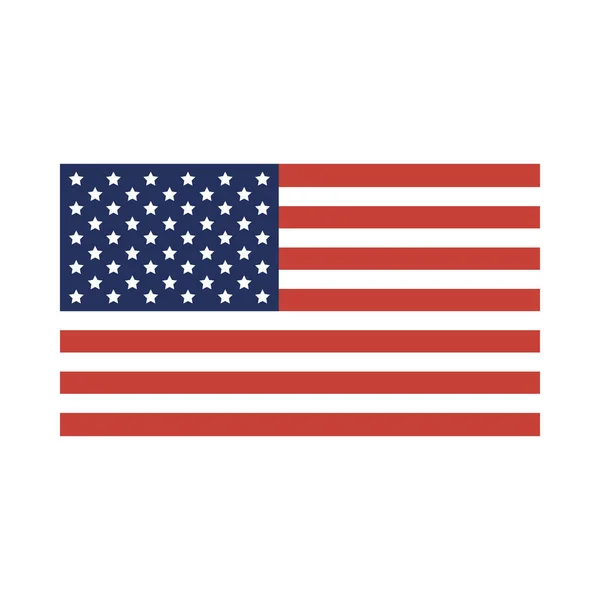 Usa flaga wektor projekt ikony — Wektor stockowy