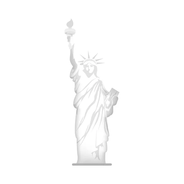 Statue de liberté design vectoriel américain — Image vectorielle