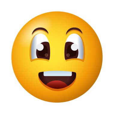 Mutlu emoji yüz bozunma biçimi simgesi