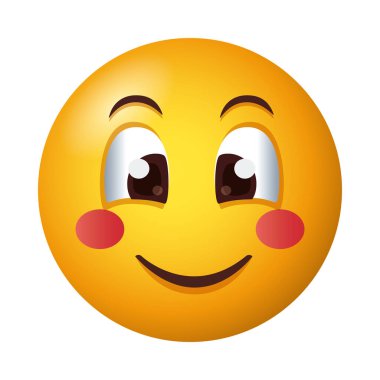 Mutlu emoji yüz bozunma biçimi simgesi