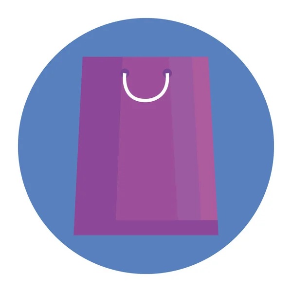 Icono de la bolsa de compras vector de diseño — Vector de stock