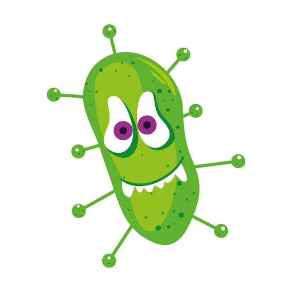 Covid 19 virus cartoon vector design — Stock Vector