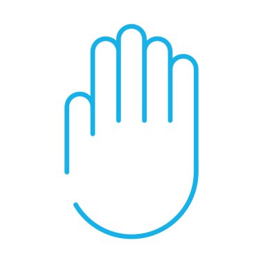 el durdurma sinyal çizgisi biçimi