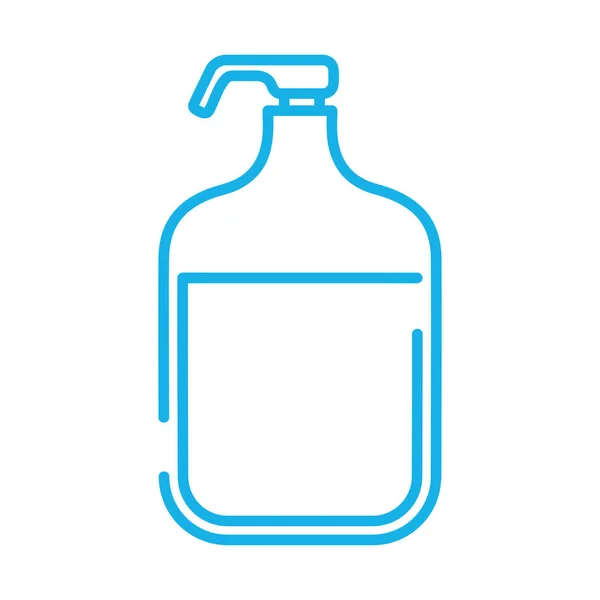 Antibakterielle Seife Flaschenform Stil — Stockvektor