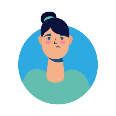 Genç kadın hasta Avatar karakteri