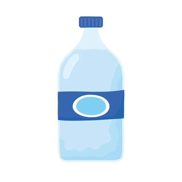 Bottiglia d'acqua bere icona isolata — Vettoriale Stock