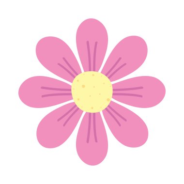 Şirin bahçe çiçeği doğa ikonu