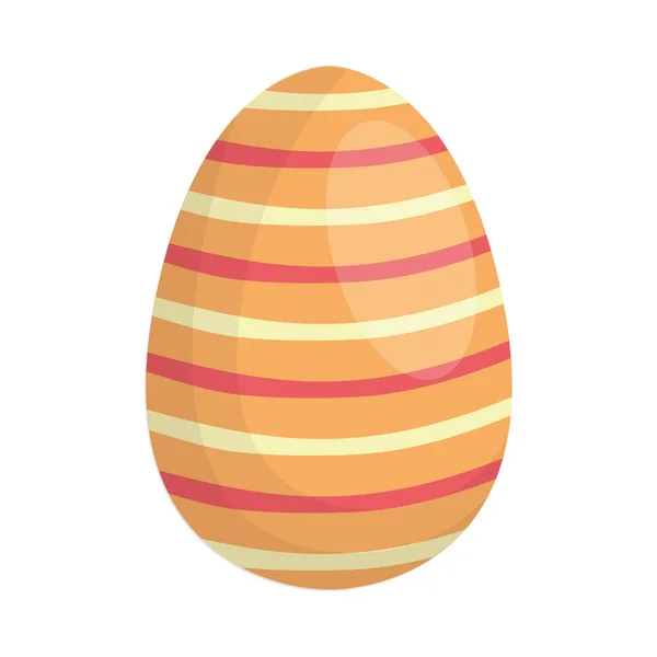 Happy easter egg painted with — Stock Vector