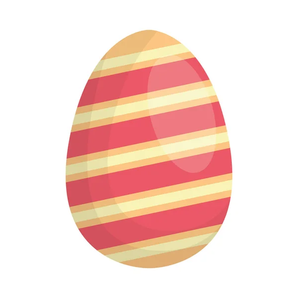 Happy easter egg painted with — Stock Vector