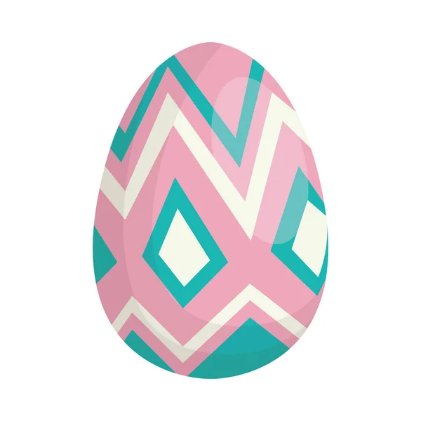 Feliz huevo de Pascua pintado con — Archivo Imágenes Vectoriales
