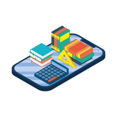 kitaplı ve hesap makineli tablet elektronik