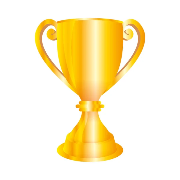Нагорода кубок трофею ізольована іконка — стоковий вектор