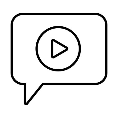 ortam oynatıcı satır biçimi ile konuşma kabarcığı