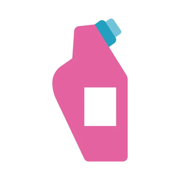 Dezenfektan plastik şişe ürünü düz stil — Stok Vektör
