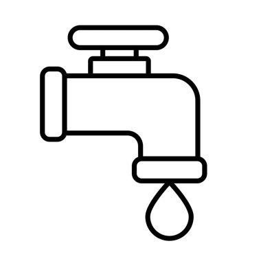 su musluğu hattı biçimi simgesi