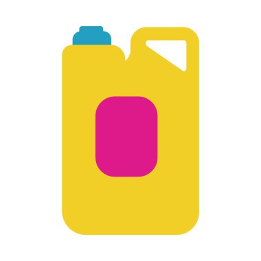 Dezenfektan plastik şişe ürünü düz stil.