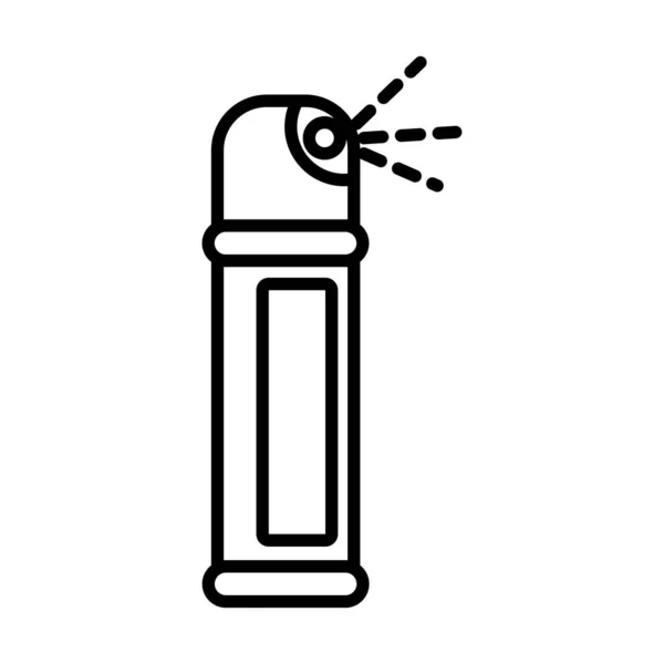 消毒喷雾器瓶产品线风格 — 图库矢量图片