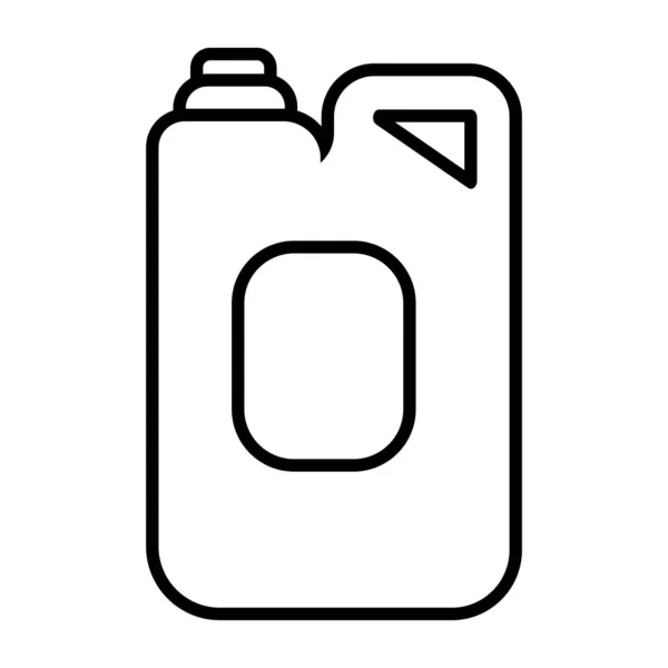 Desinfetante garrafa de plástico galão estilo linha de produtos —  Vetores de Stock