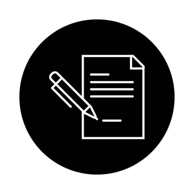 kalem satırı biçiminde kağıt belge