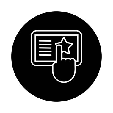 el ve yıldız çizgisi biçimli akıllı telefon