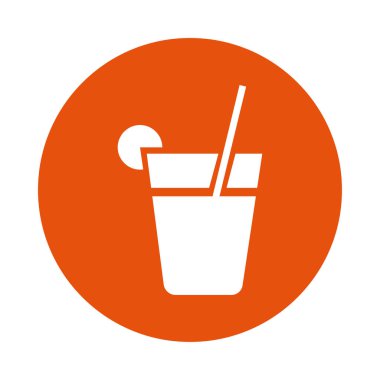 Taze martini kokteyli içecek tarzı.