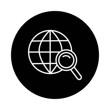 Küre tarayıcı çizgisi biçimli büyüteç