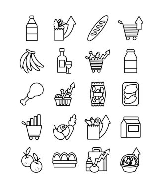 öge sepet simgeleri demeti