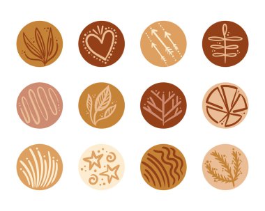 boho set simgeleri demeti