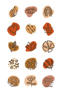 boho set simgeleri demeti