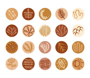 boho set simgeleri demeti