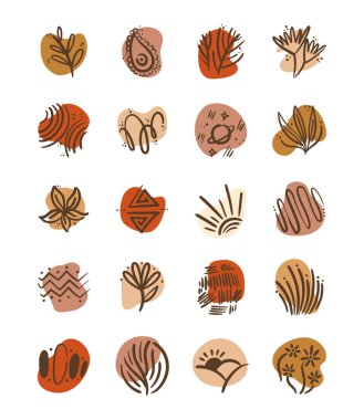 boho set simgeleri demeti