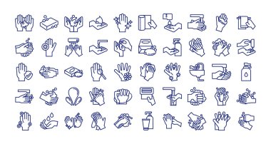 El yıkama çubuğu tarzı simgeler