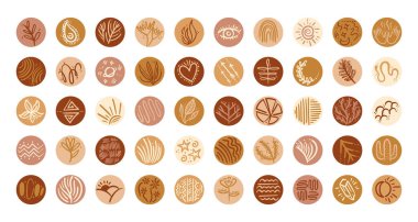 boho set simgeleri demeti