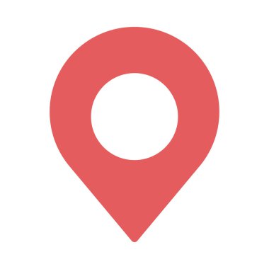 İzole GPS işaretli vektör tasarımı