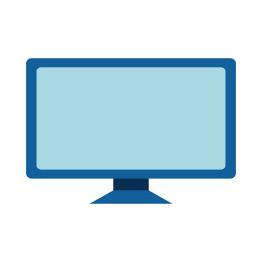 İzole edilmiş dijital bilgisayar vektör tasarımı